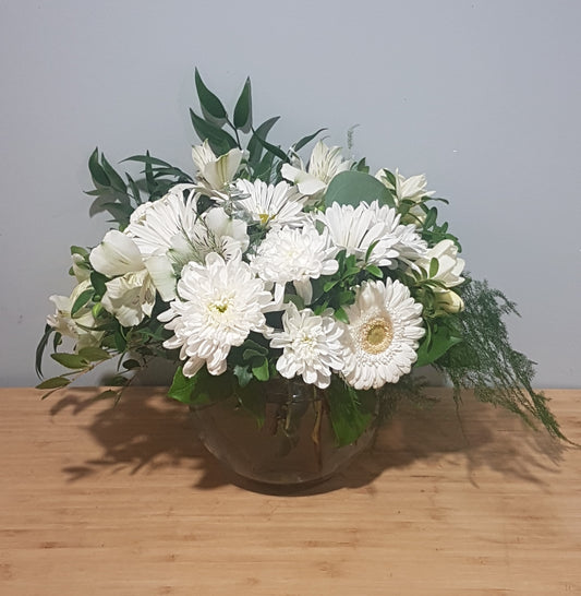 Pearly White Arrangement