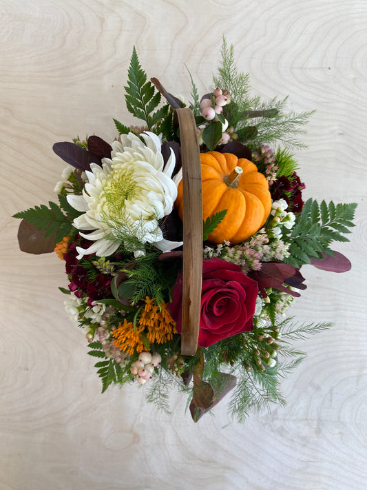 Fall Basket Arrangement