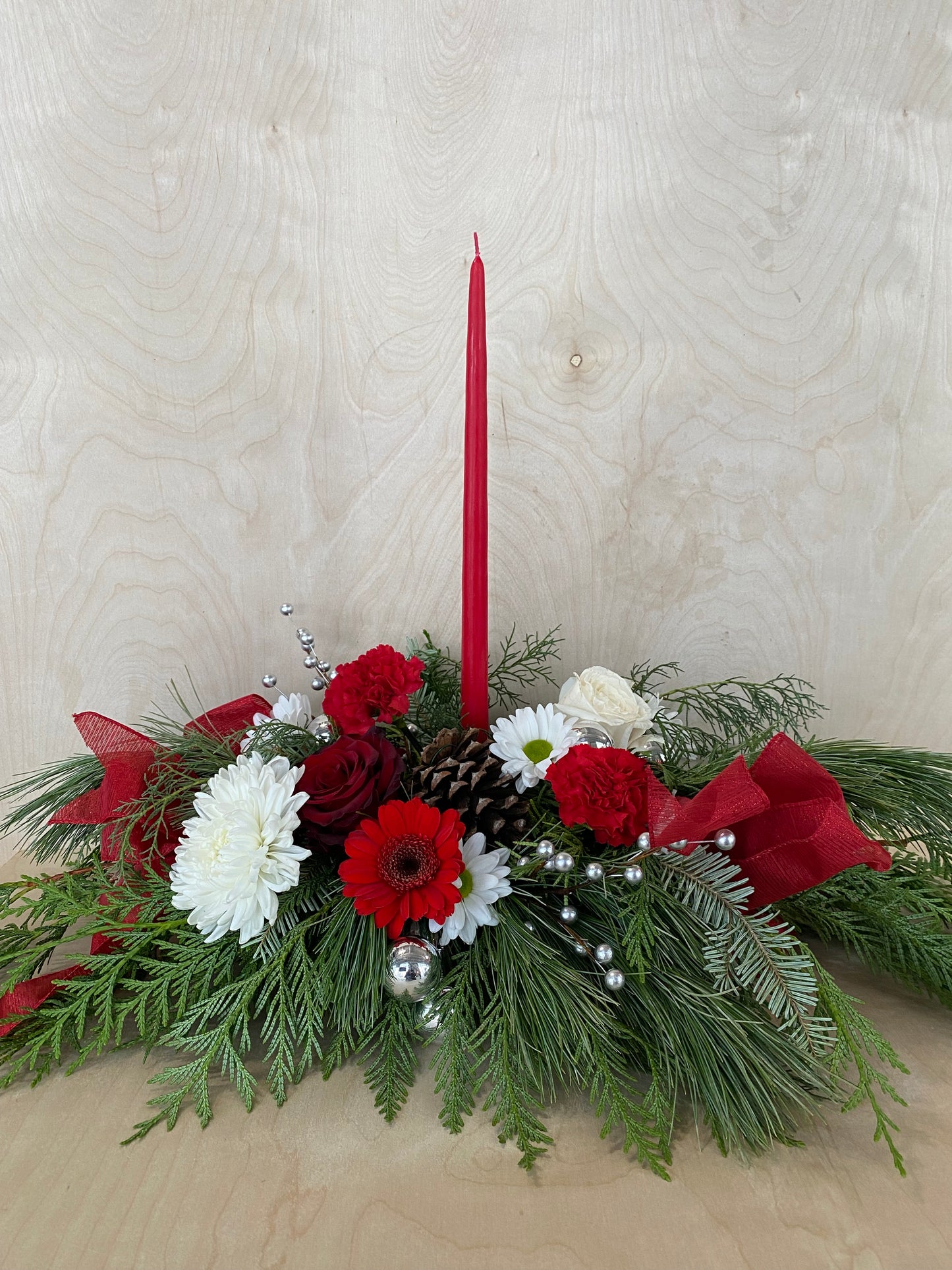 Holiday Candle Centerpiece