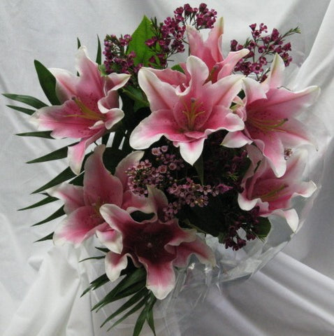 Pretty In Pink Lily Bouquet